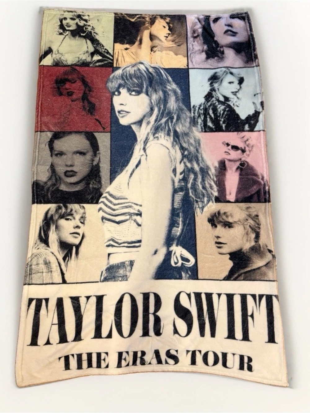 Taylor Swift The Eras Tour Throw Blanket 37x57in Fleece Blanket Swiftie Rare
